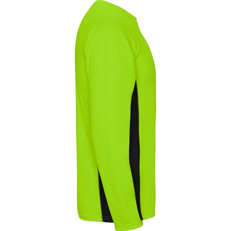 Спортивная футболка SHANGHAI L/S мужская, ФЛУОРЕСЦЕНТНЫЙ ЗЕЛЕНЫЙ/ЧЕРНЫЙ XL