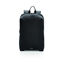 Рюкзак Swiss Peak с RFID-защитой и USB-A из rPET AWARE™, 15,6’’, черный
