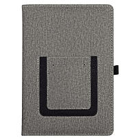 Ежедневник  Smart Wallet Cambric  A5, серый, недатированный, в твердой обложке с поролоном