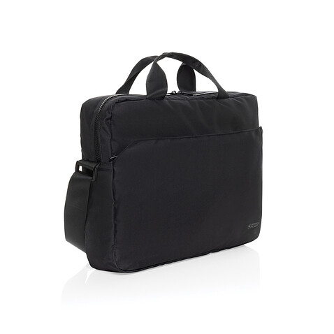 Сумка для ноутбука Swiss Peak Essential из rPET Aware™, 15.6 , черный