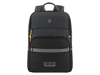 Рюкзак WENGER Move 16, чёрный, переработанный ПЭТ, 33 x 19 x 44 см, 22 л