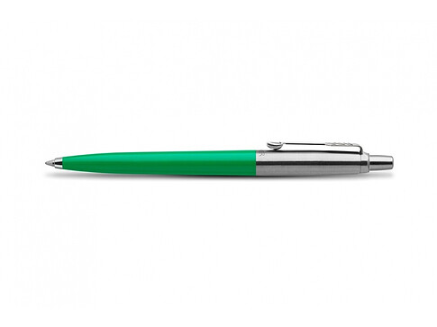 Шариковая ручка Parker Jotter, цвет GREEN, цвет чернил синий, толщина линии M , в подарочной коробке