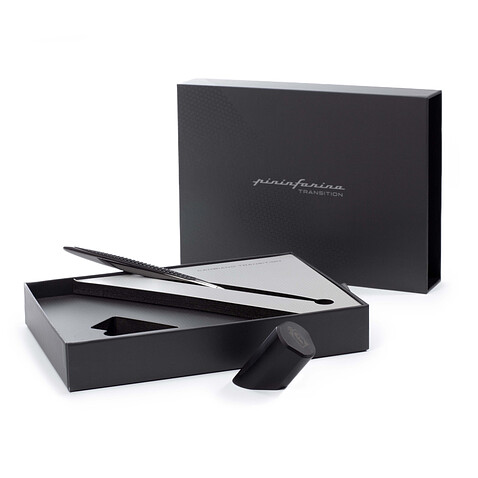 Шариковая ручка Pininfarina Cambiano Transitions BLACK, черный