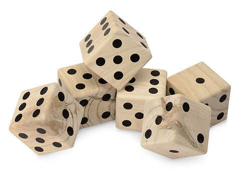 Деревянная игра в кости, XL Dice