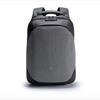 Рюкзак KORIN ClickPack Pro 46х34х16 см, комбинированный черный/серый, черный