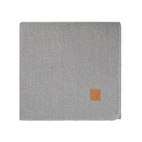 Плед VINGA Moulton из rPET GRS, 320 г/м.кв., 130х170 см, серый