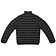 Стеганная куртка Uniqloud, черный, S