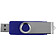 USB/micro USB-флешка 2.0 на 16 Гб Квебек OTG, синий