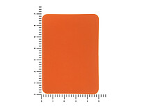ПАТЧ ПРЯМОУГОЛНЫЙ soft-touch (оранжевый ) 5,0 х 7,0 см