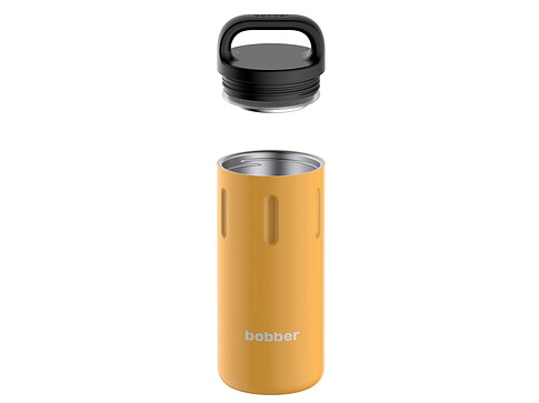 Вакуумный термос с керамическим покрытием бытовой, тм bobber, 590 мл. Артикул Bottle-590 Ginger Tonic (имбирный тоник)