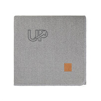 Плед VINGA Moulton из rPET GRS, 320 г/м.кв., 130х170 см, серый