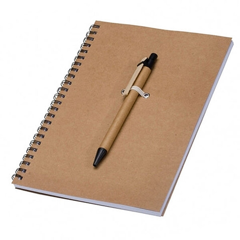 Блокнот А5 ЭКО KENTWOOD, коричневый