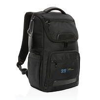Рюкзак Swiss Peak Voyager из RPET AWARE™ для ноутбука 15,6 , черный