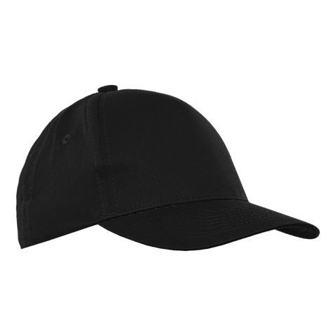 Детская бейсболка STAN 5 клиньев хлопок 150, 10J, Чёрный,  (20)  (52-54/ONE SIZE)