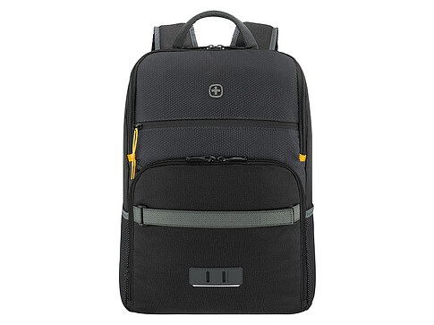 Рюкзак WENGER Move 16, чёрный, переработанный ПЭТ, 33 x 19 x 44 см, 22 л