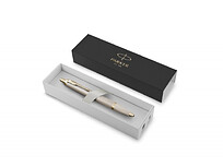 Шариковая ручка Parker IM Professionals Monochrome Champagne, стержень:M, цвет чернил: blue, в подарочной упаковке.