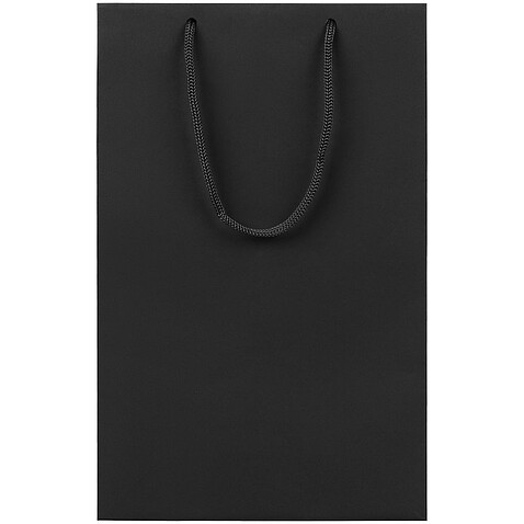 Пакет бумажный Porta S, вертикальный, черный