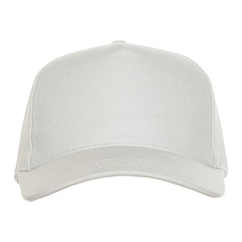Бейсболка STAN 5 клиньев хлопок 330, 01, Молочный,  (11)  (56-58)