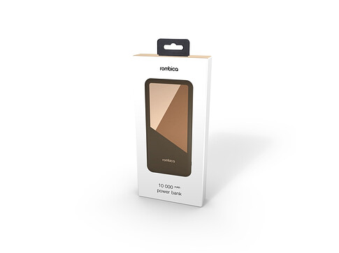 Внешний аккумулятор Rombica NEO Bright 2C, коричневый