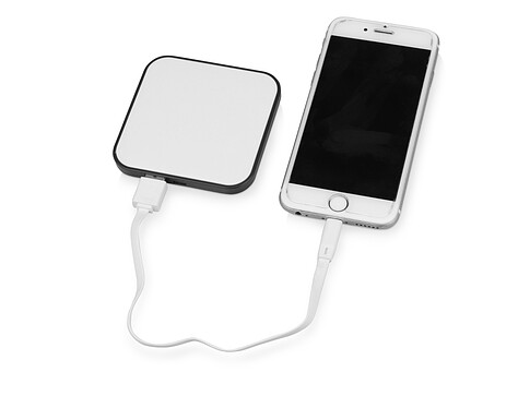 Портативное зарядное устройство (power bank) Квадрум, 2600 mAh, черный