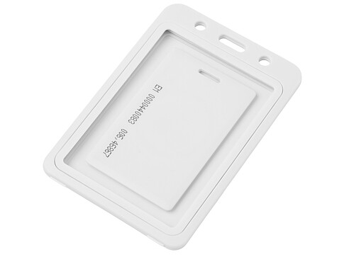 Держатель для бейджа Haven Transparent, белый