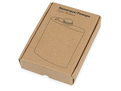 Фляжка 240 мл Remarque soft touch, 201 сталь, красный