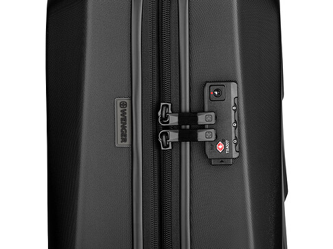 Чемодан WENGER Prymo, чёрный, малый, 40х55х20 см, 36 л, ABS+PC, S