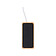 USB хаб с подсветкой лого Reedia S5, 3*USB, 1*Type C, бамбук, черный