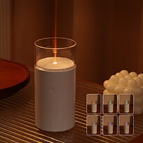 Увлажнитель-ароматизатор CANDLE ультразвуковой, белый