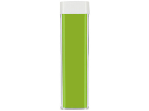 Портативное зарядное устройство Ангра, 2200 mAh, зеленое яблоко