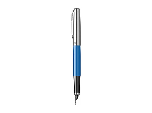 Ручка перьевая Parker Jotter Originals Blue Chrom CT, перо: F, цвет чернил: blue, в подарочной упаковке