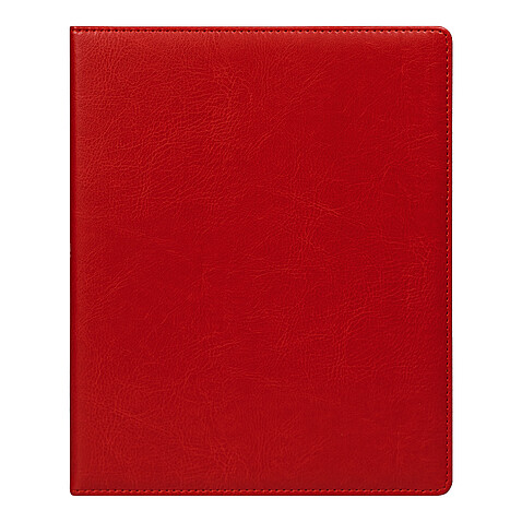 Eженедельник Classic Buffalo A4, красный, недатированный, в твердой обложке