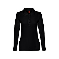 Рубашка-поло женская BERN WOMEN 210, черный, S