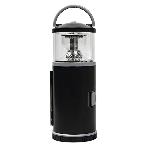 Набор инструментов Tools lantern cо встроенной лампой , 15 инструментов,  черный, в пластиковом футляре
