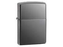 Зажигалка ZIPPO Classic с покрытием Black Ice, латунь/сталь, чёрная, глянцевая, 38x13x57 мм
