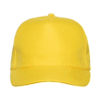 Бейсболка STAN 5 клиньев полиэстер 150, 10P, Жёлтый,  (12/1)  (56-58/ONE SIZE)