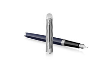 Перьевая ручка Waterman Hemisphere22 SE Deluxe Blue CT, перо: F, цвет: Blue, в подарочной упаковке