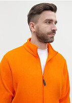 Толстовка унисекс STAN на молнии микрофлис 200, 21, Оранжевый,  (28/1)  (52/XL)