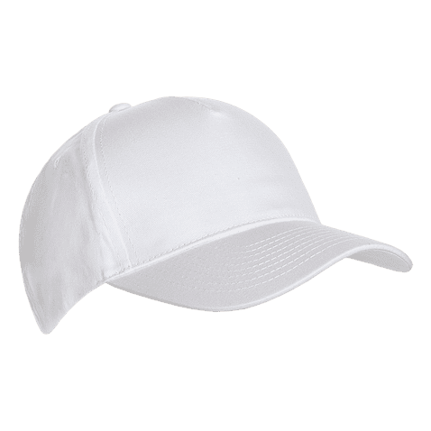 Бейсболка STAN 5 клиньев хлопок 150, 10L, Белый,  (10/1)  (56-58/ONE SIZE)