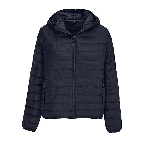 Куртка женская  STREAM HOODED  280 Т, темно-синий, S