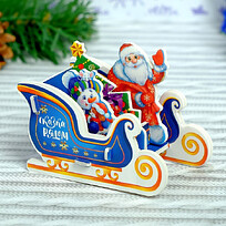 Конструктор фигурки Сани Деда мороза  3Д   3564572