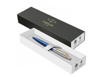 Шариковая ручка Parker Jotter SE 135 Lacquer Blue St.Steel GT, стержень: M, цвет чернил : blue, в подарочной упаковке