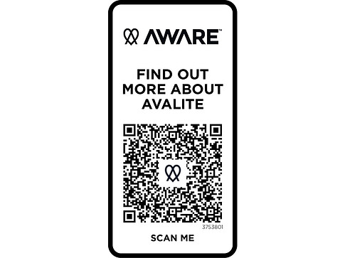 Avalite футболка унисекс Aware из переработанных материалов с коротким рукавом - Белый, XS