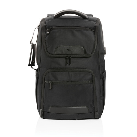 Рюкзак Swiss Peak Voyager из RPET AWARE™ для ноутбука 15,6 , черный