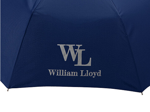 Складной зонт полуавтоматический William Lloyd, синий