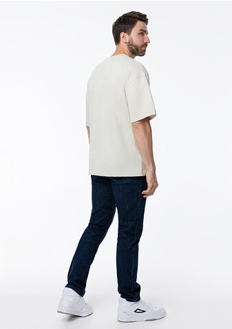 Футболка унисекс оверсайз STAN хлопок/полиэстер 260, 40, Молочный,  (11)  (44/XS)