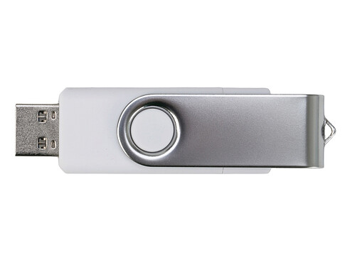 USB3.0/USB Type-C флешка на 32 Гб Квебек C, белый