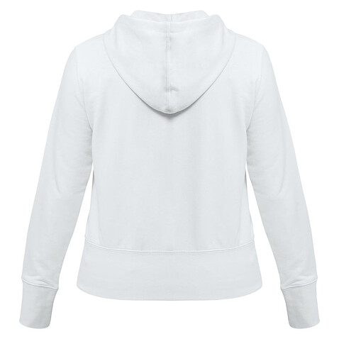 Толстовка женская Hooded Full Zip белая