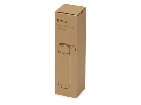 Термобутылка Grace 320мл, черный