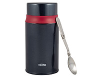 Термос из нерж.стали в комплекте с ложкой тм THERMOS TCLD-720S, синий